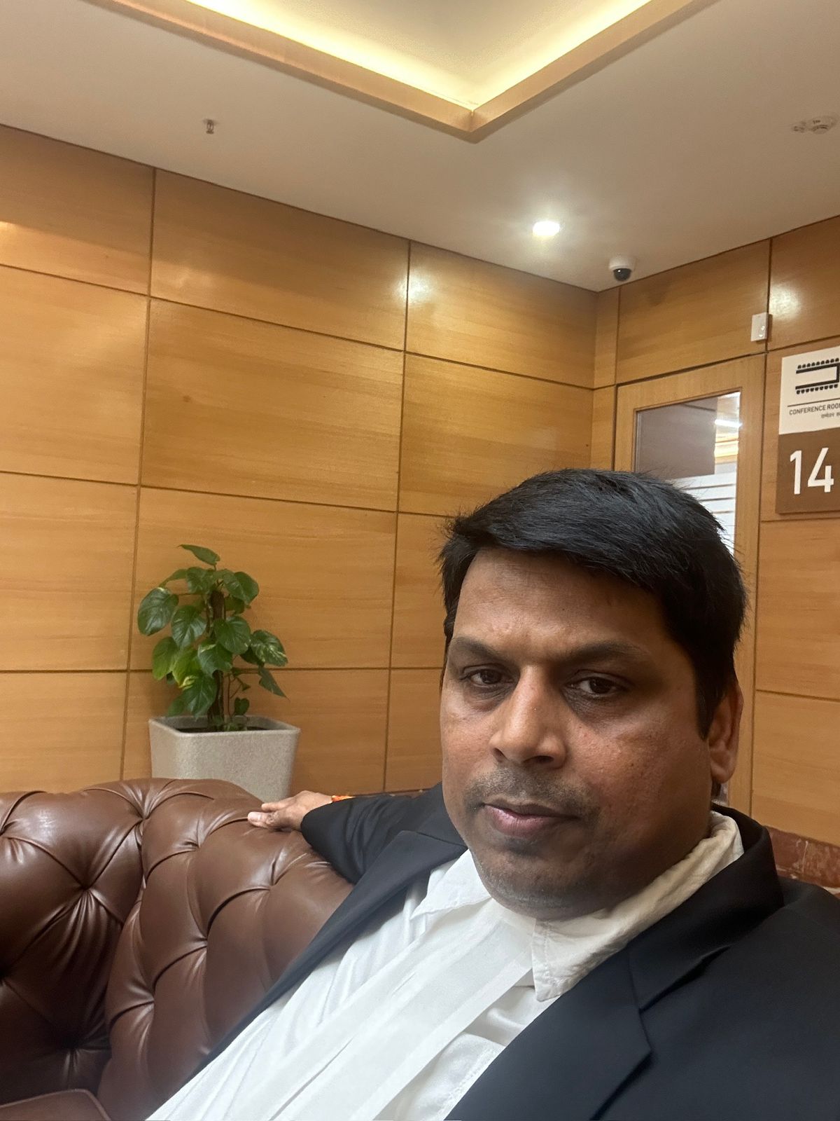 Adv. Swetab Kumar Shastri at Court Conference Room