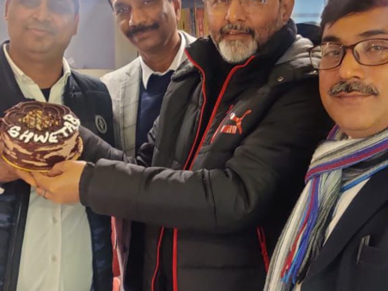 Birthday Celebration with Colleagues