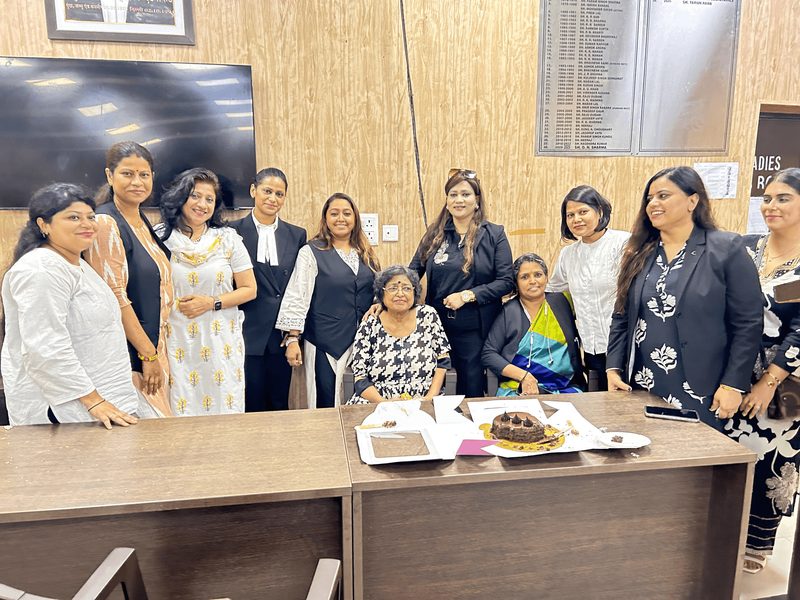 Colleagues Celebration at Court